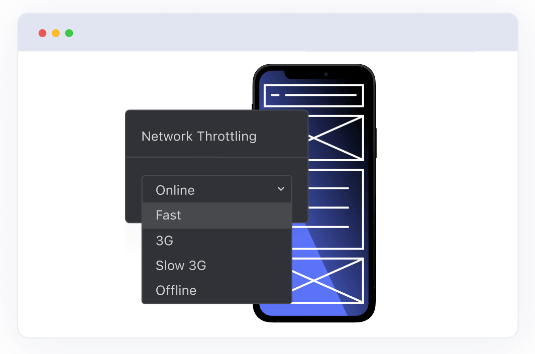 Test On Different Network Conditions